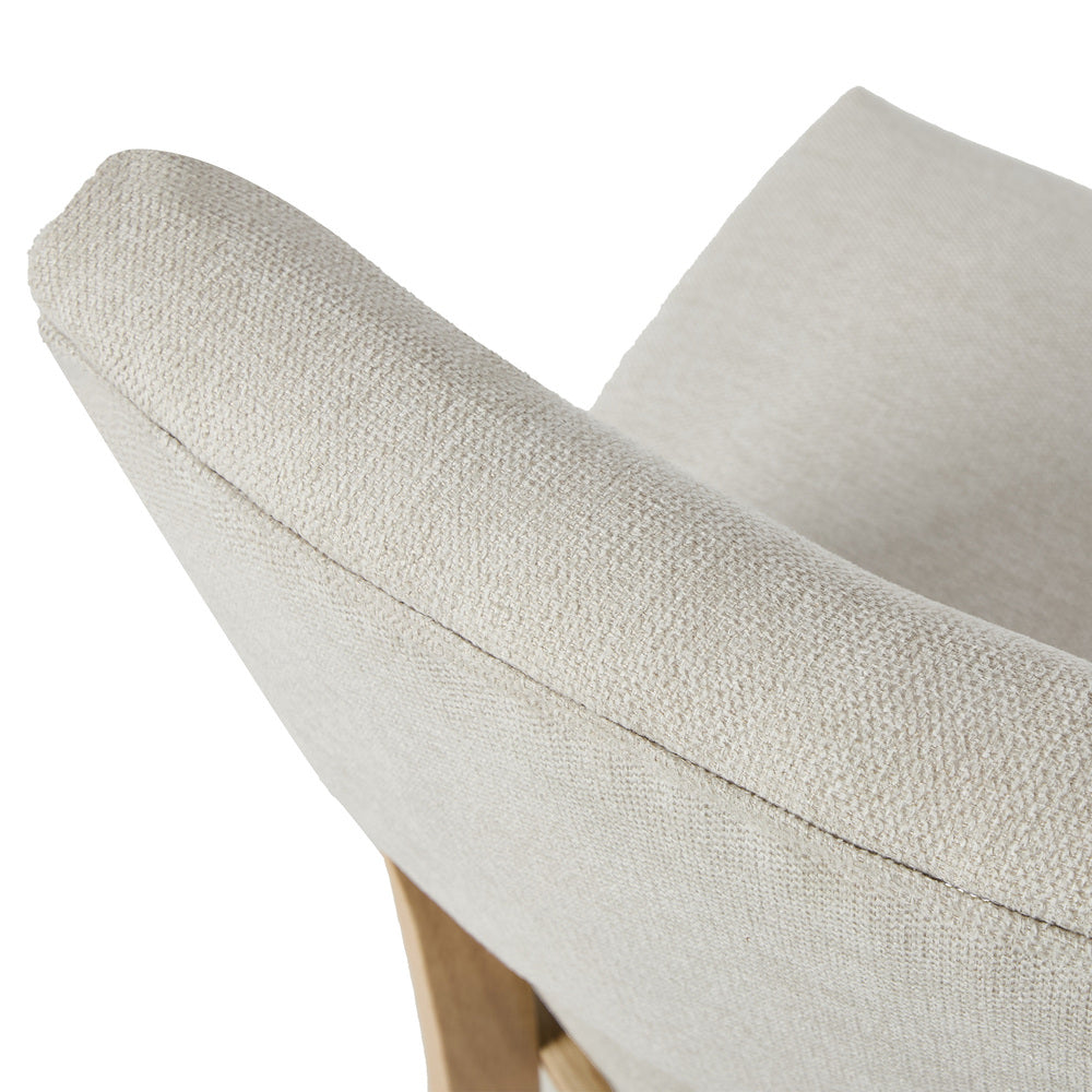 Dining Chairs Set of 4 Rubberwood Beige | Simpledeals
