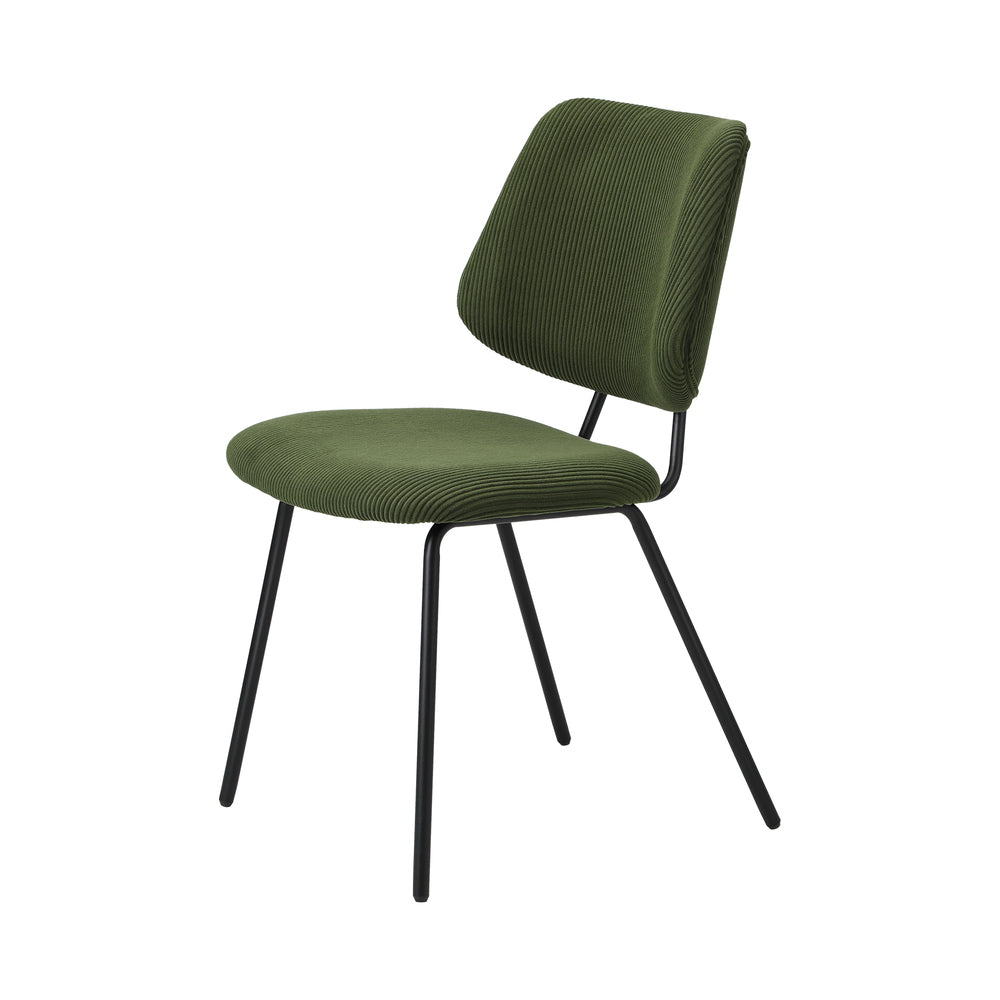 2x Dining Chair Vintage Retro Polyester Dark Grey