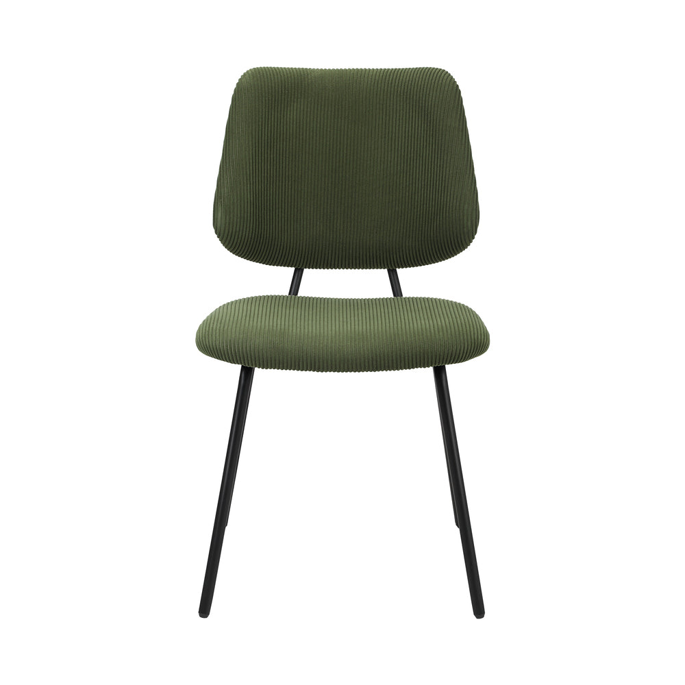 6x Dining Chair Vintage Retro Polyester Padded Dark Grey