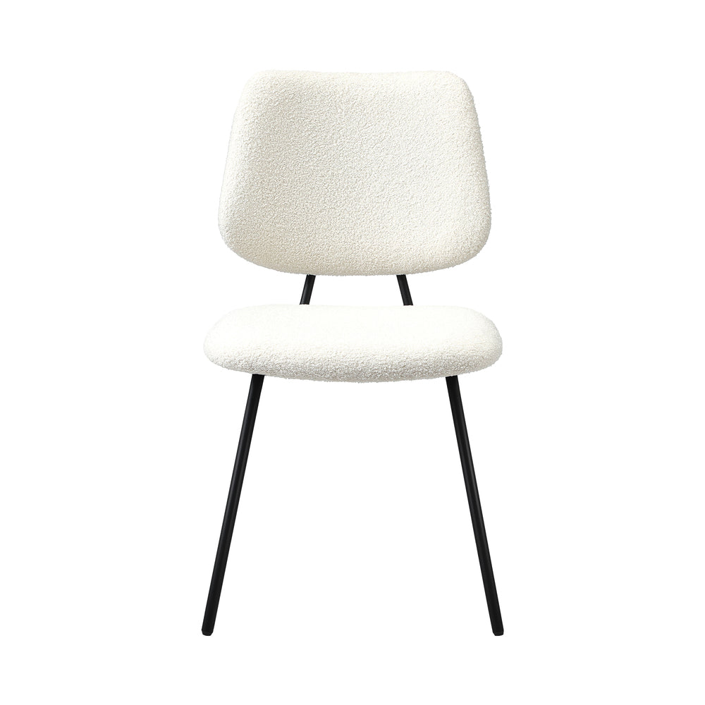 6x Dining Chair Vintage Retro Polyester Padded Dark Grey