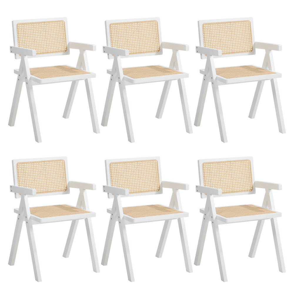 White chair, side view