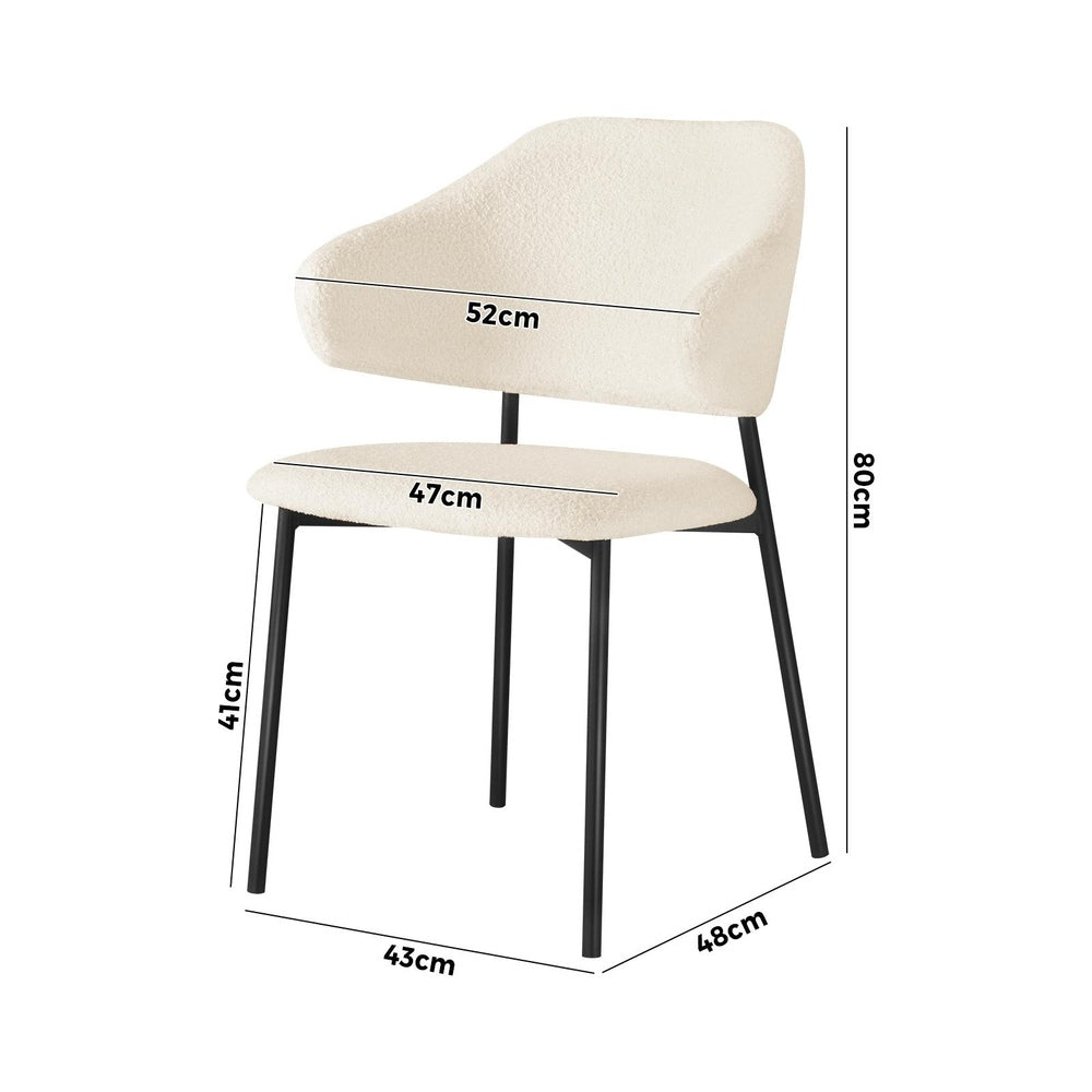 4x Dining Chairs Tub Fabric Grey&Black