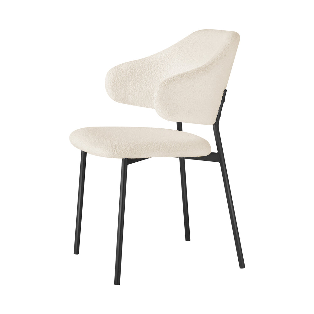4x Dining Chairs Tub Fabric Grey&Black