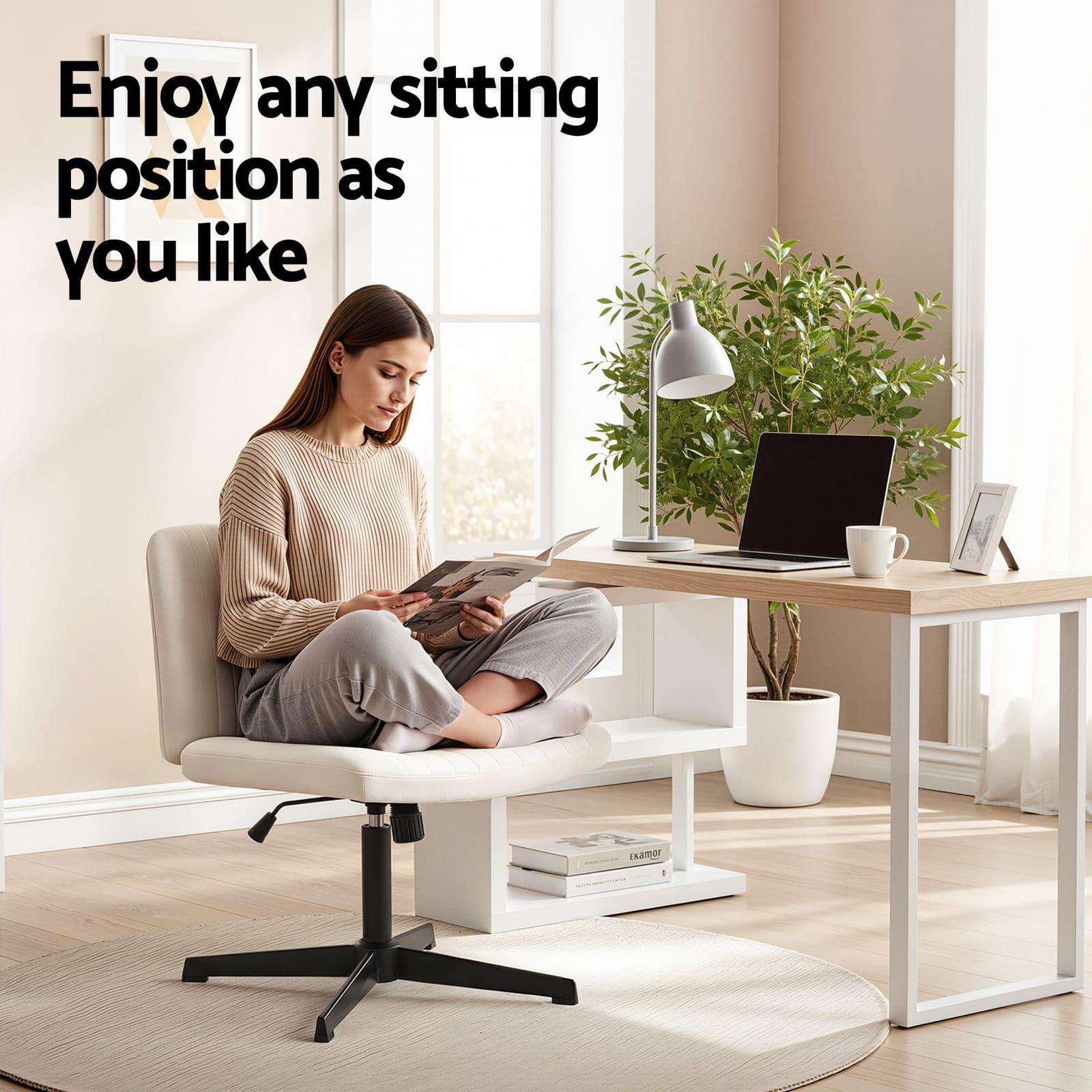 Computer Desk Set 140cm 140x50x74.5cm