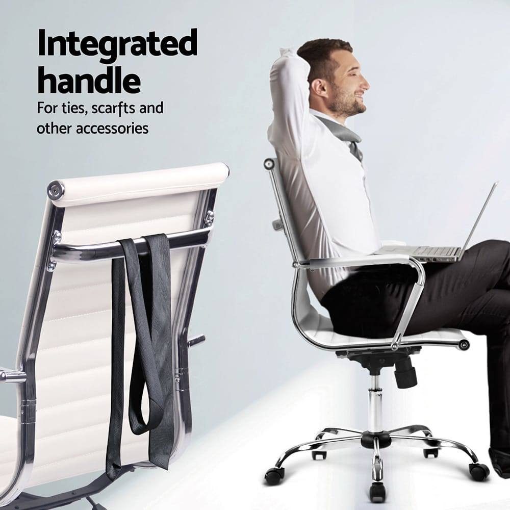 Computer Desk Office Set White 78x52.5x156cm