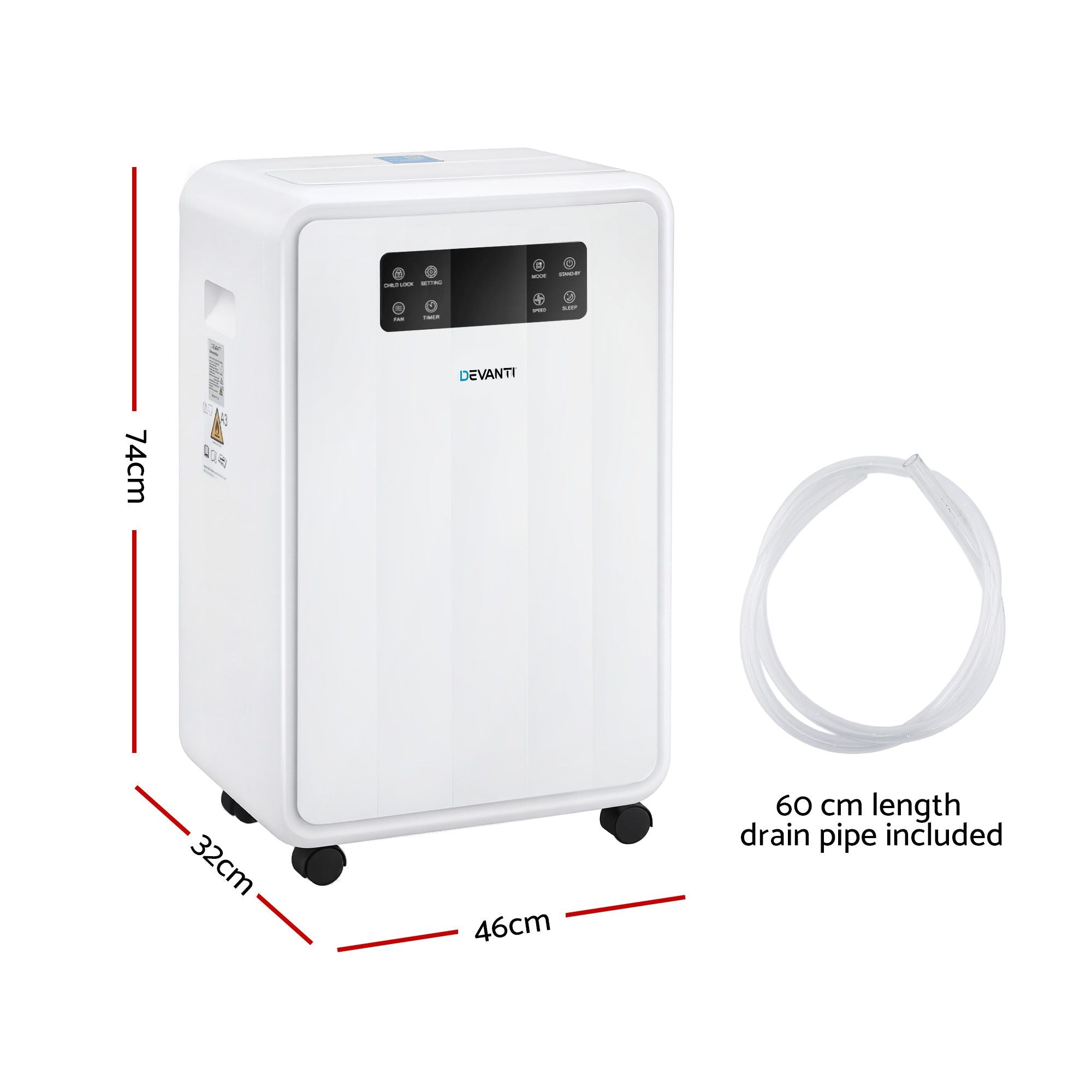 70L Commercial Dehumidifier 8.5L Tank | Simpledeals