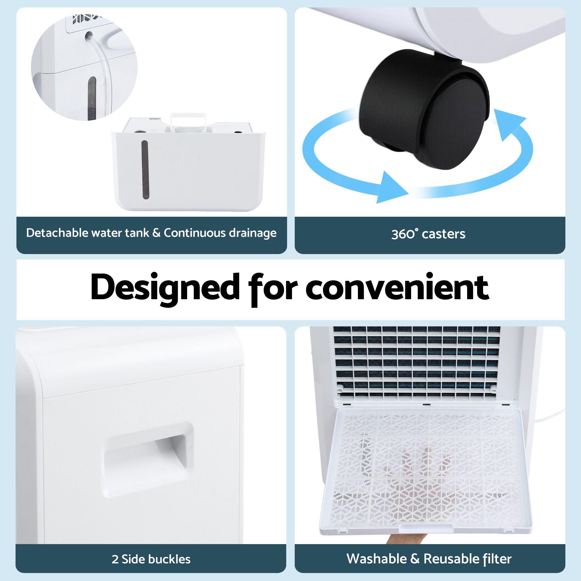 70L Commercial Dehumidifier 8.5L Tank | Simpledeals