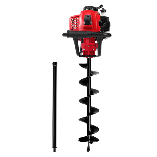 65CC Post Hole Digger 200mm Petrol Drill Extension Bits