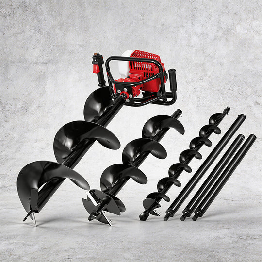 Post Hole Digger 92CC Petrol Motor Drill Extension Auger