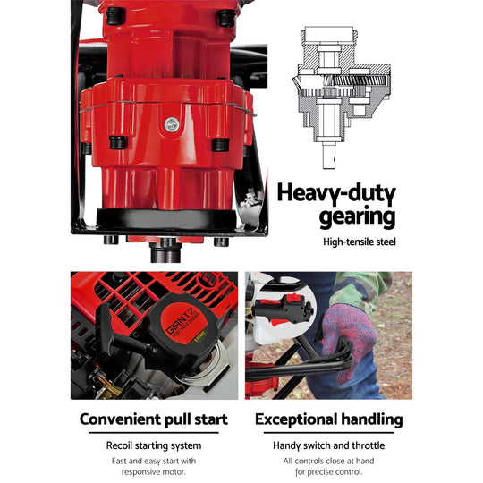 Post Hole Digger Petrol Diggers Only Motor Complete Earth Auger 92CC