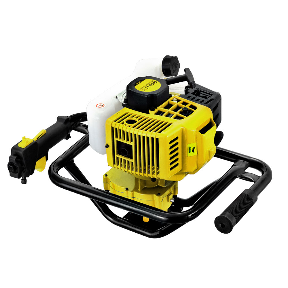 92Cc Post Hole Digger Motor Only Petrol Engine Yellow