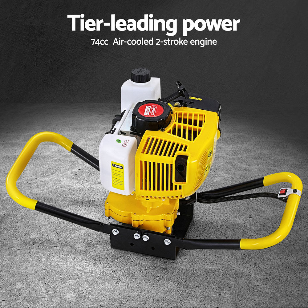 74CC Heavy-Duty Post Hole Digger with Auger Bits with Outdoor Power Equipment
