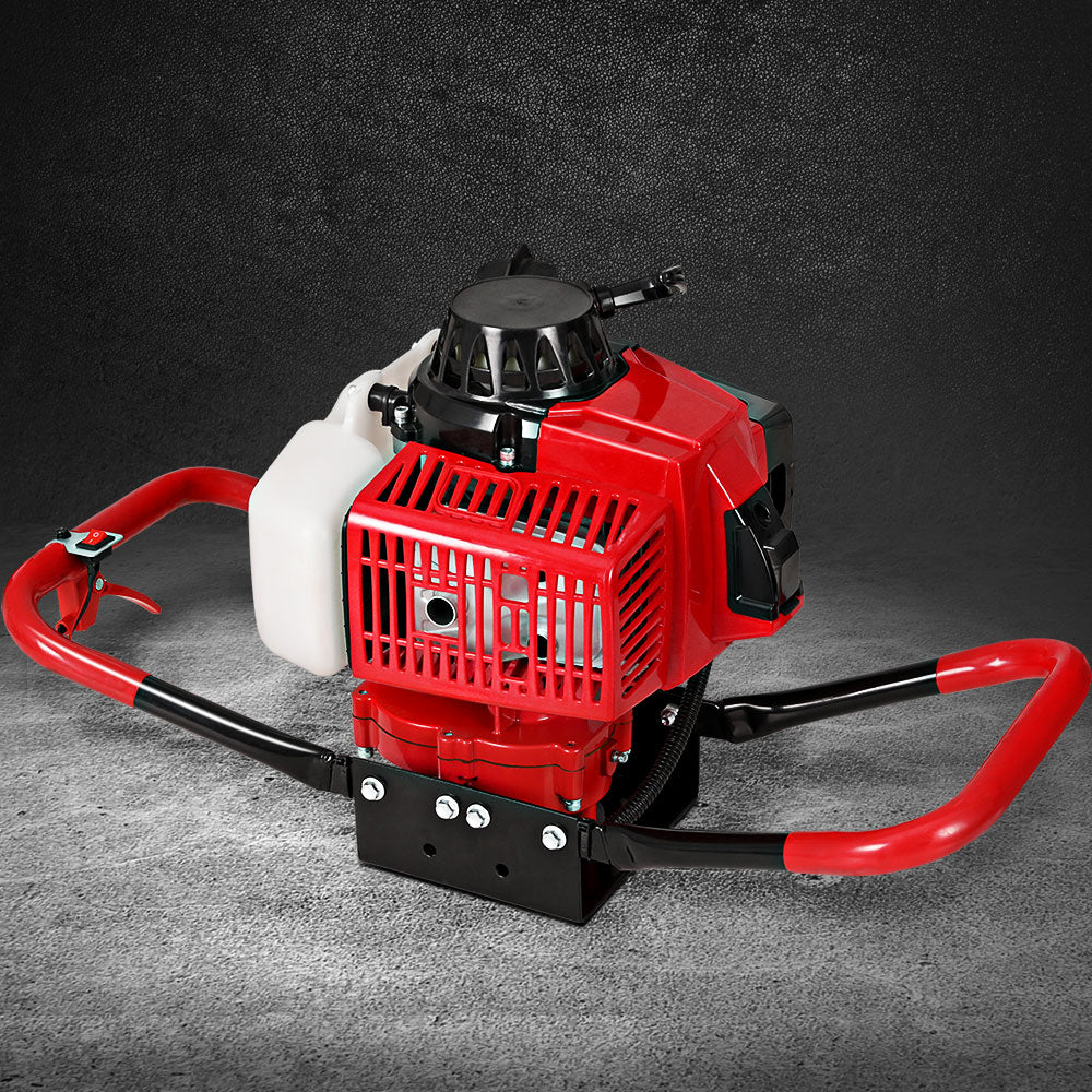 80cc Petrol Post Hole Digger Engine 3kW Motor Heavy Duty Auger Driver