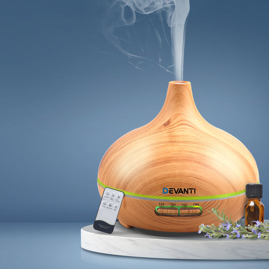 300ml 4 in 1 Aroma Diffuser - Light Wood