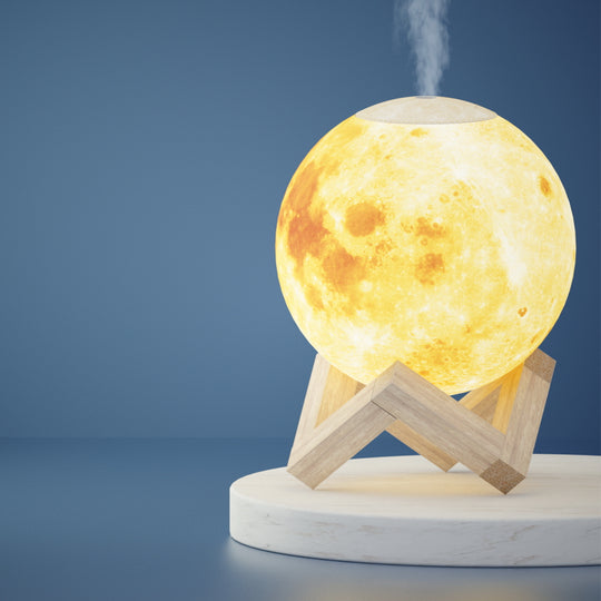 Moon Aroma Diffuser 880ml Humidifier Night Light Quiet