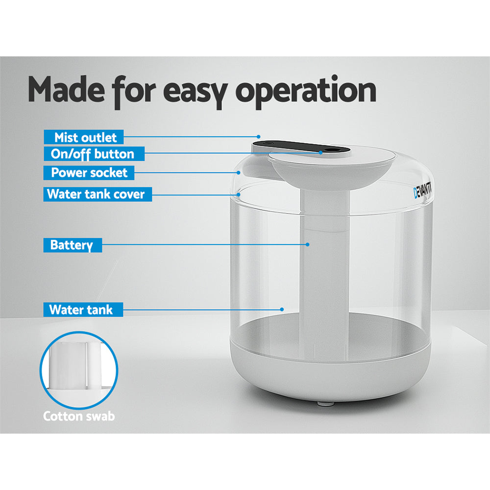 1L Aroma Diffuser Humidifier Ultrasonic Aromatherapy Essential Oil Diffuser