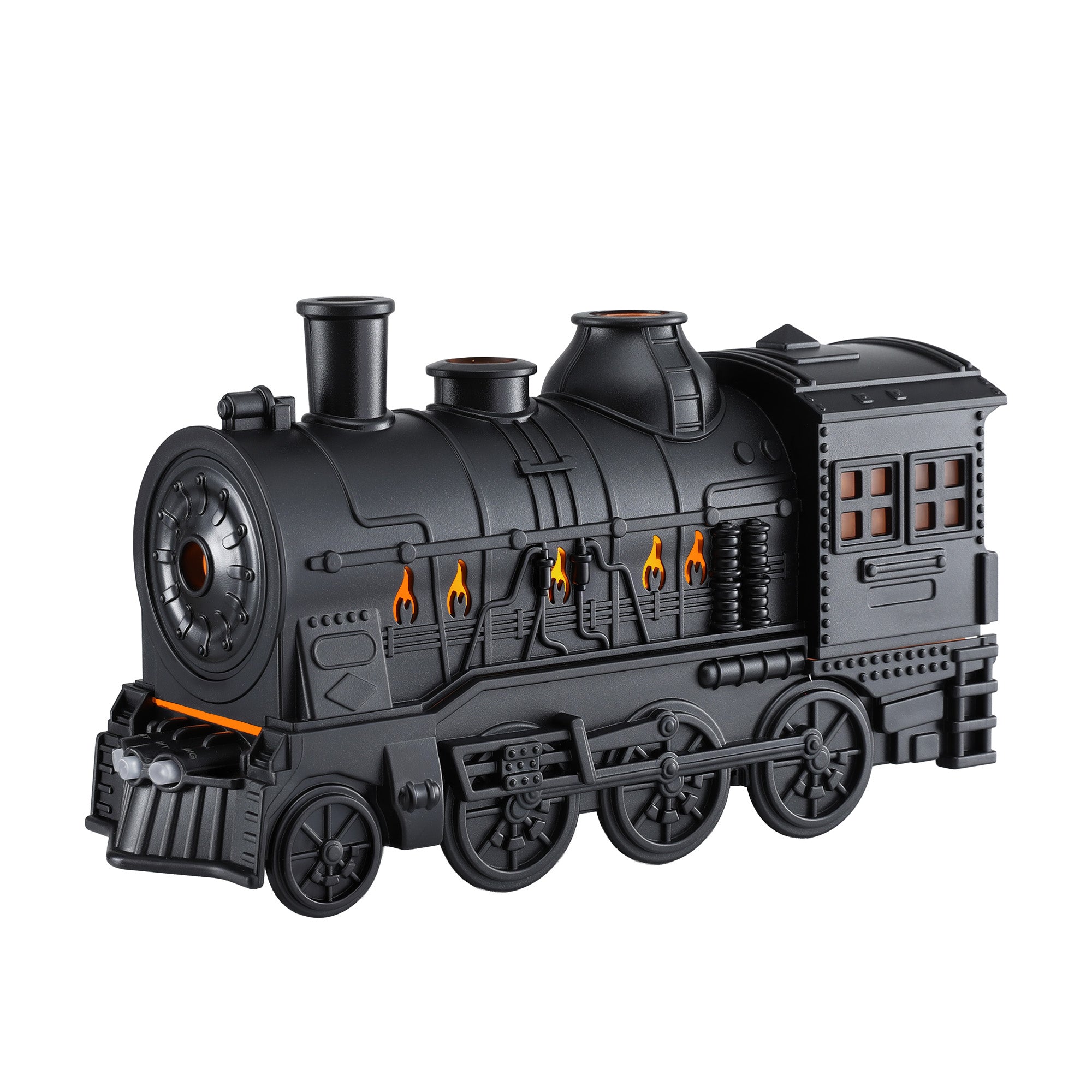 Train Aroma Diffuser 300ml Essential Oil Humidifier with Smoke Ring LED Timer
