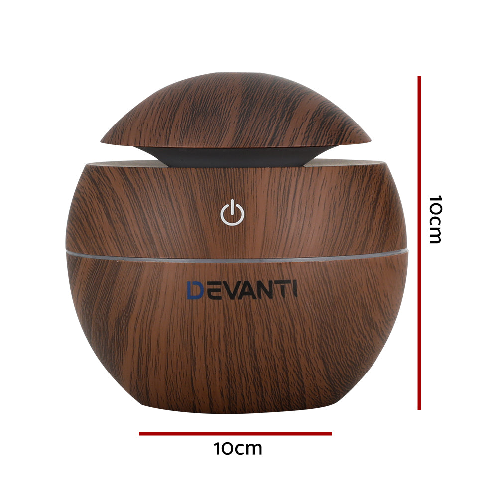 Aroma Diffuser Aromatherapy Dark Wood 130Ml