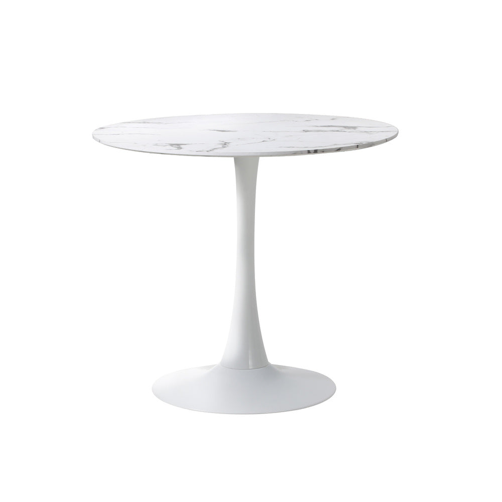 White dining table, view 10