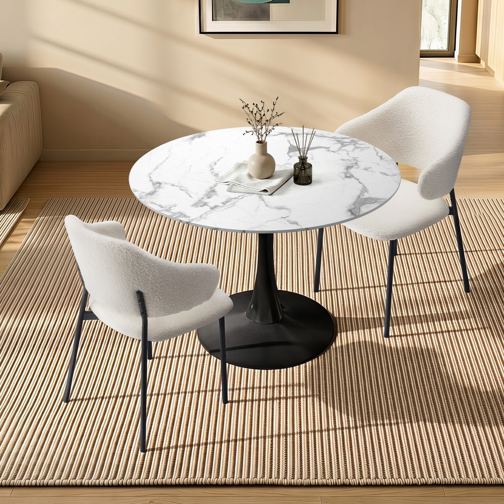Dining Set Round Table 52x48x80cm