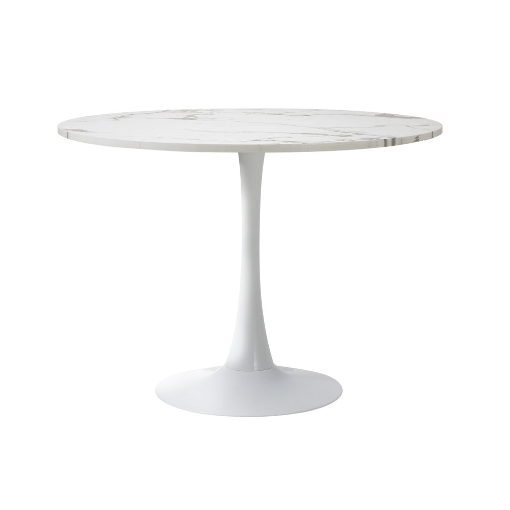 White dining table, view 6