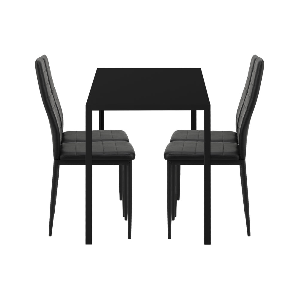 Stylish Rectangle Dining Table with Dining Chairs Wooden