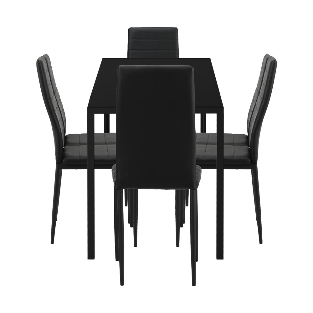 Stylish Rectangle Dining Table with Dining Chairs Wooden