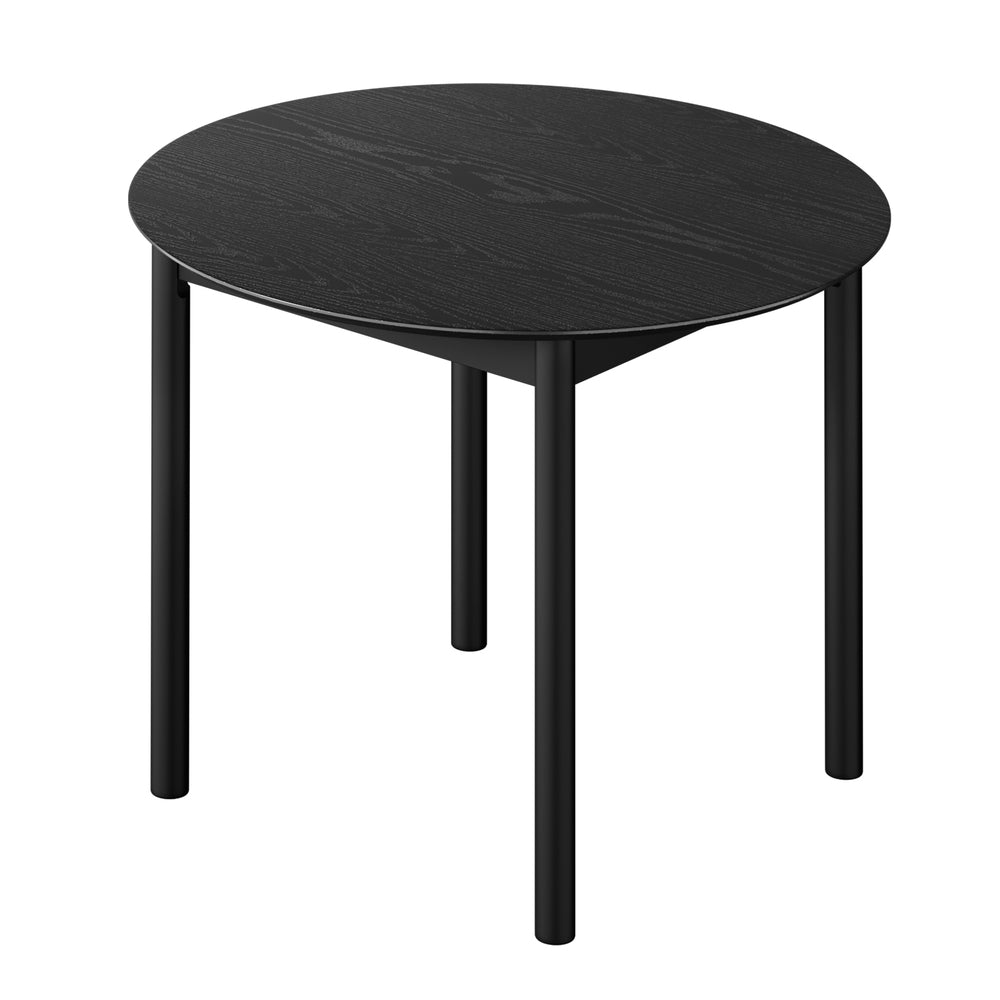 Dining Set Black Rattan 49x52x88cm