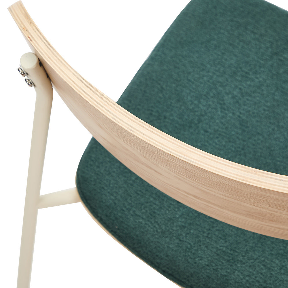 Round Dining Table Set 100cm 5-Piece Green | Simpledeals
