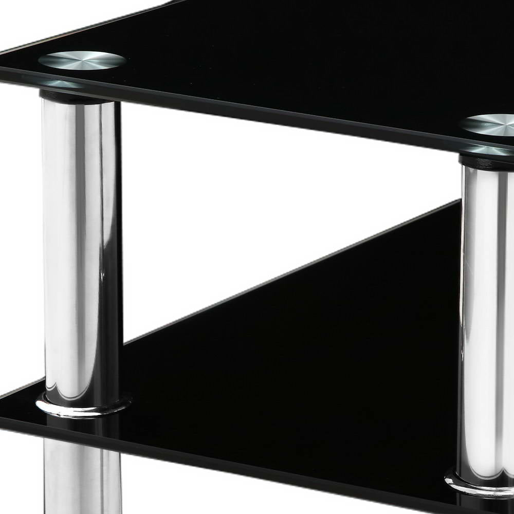 Entry Hall Console Table - Black & Silver