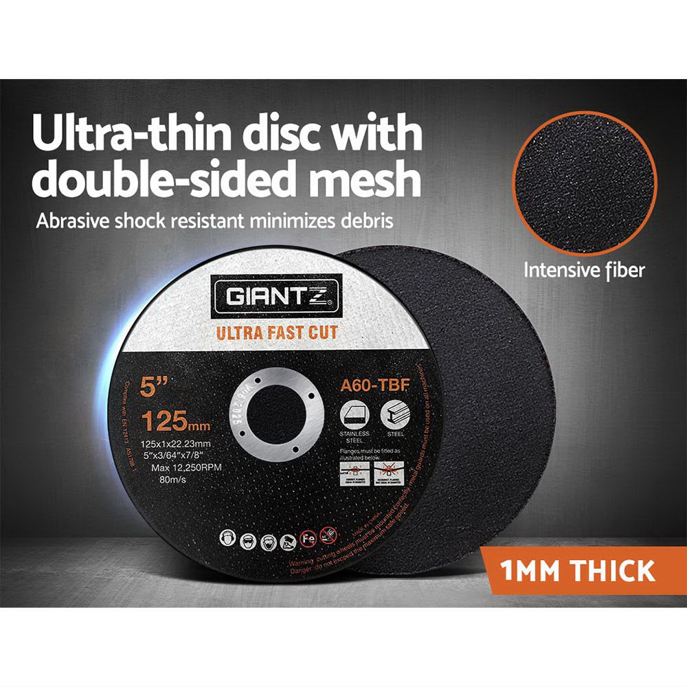 200-Piece 5" Cutting Discs For Metal