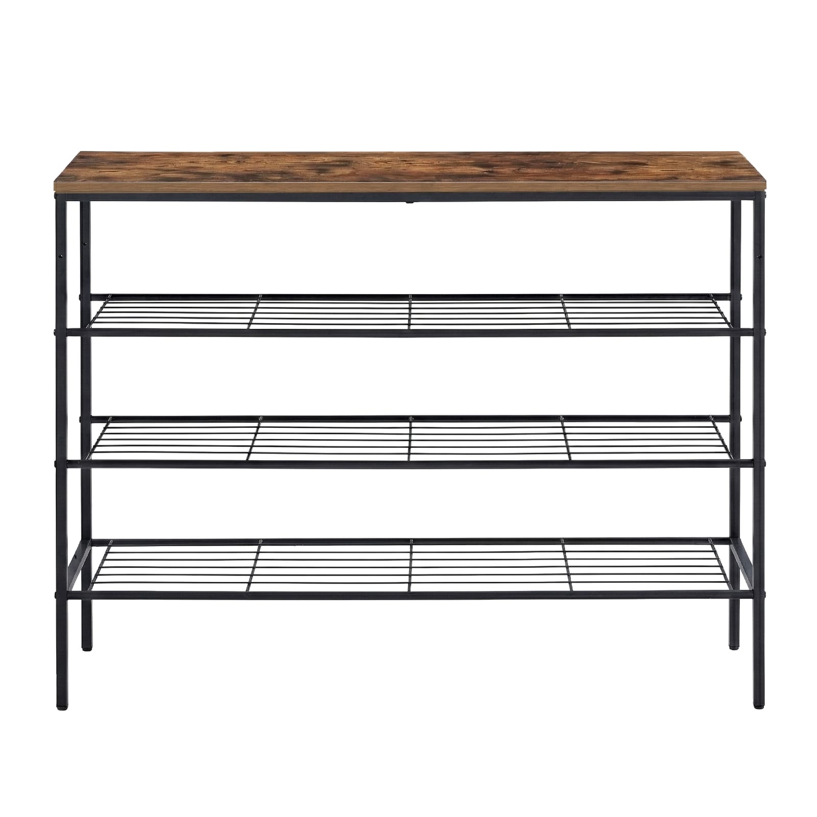 Shoe Rack 4 Tier Storage 100x30x75cm