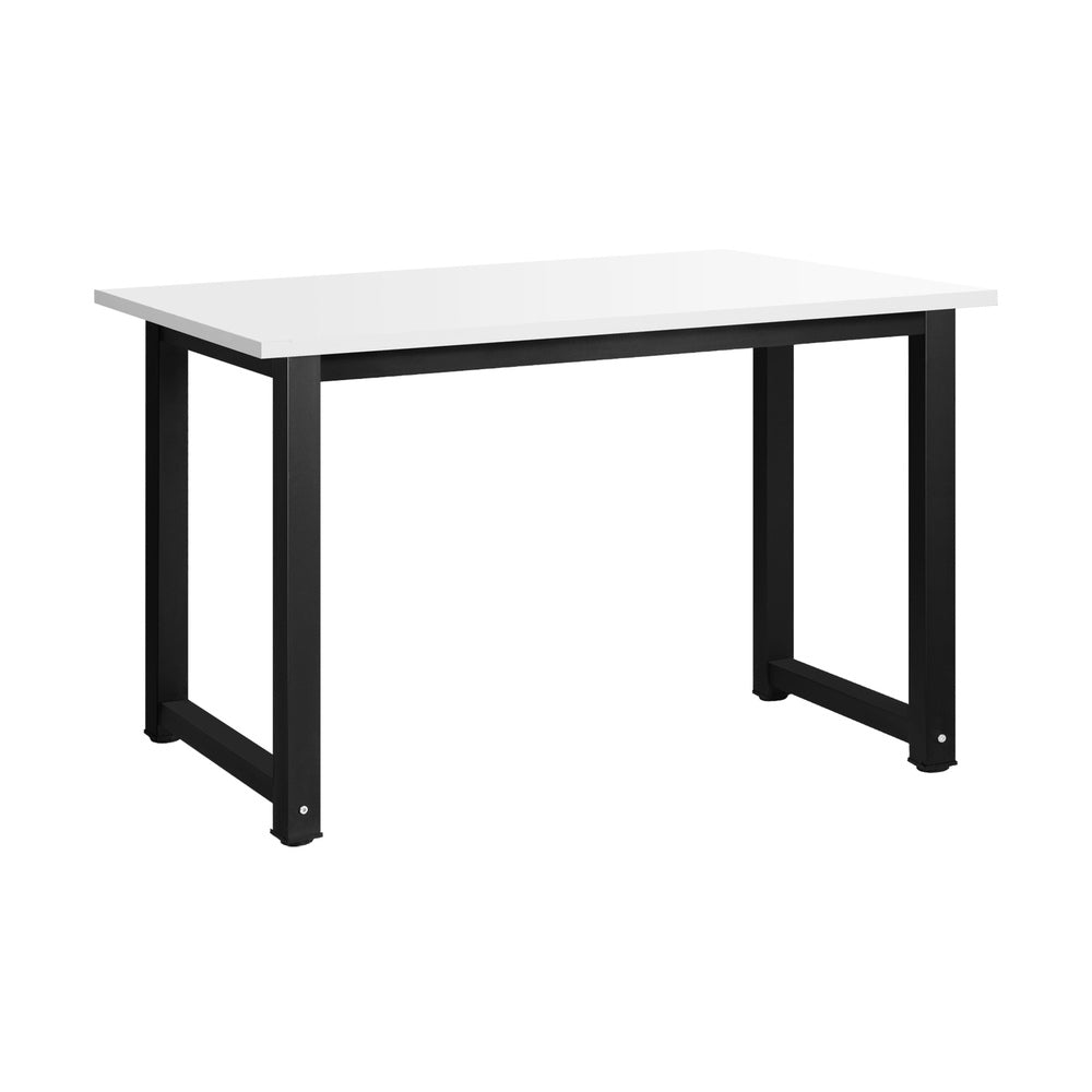 Home Office Desk and Chair Set Computer Table Study Workstation Black White