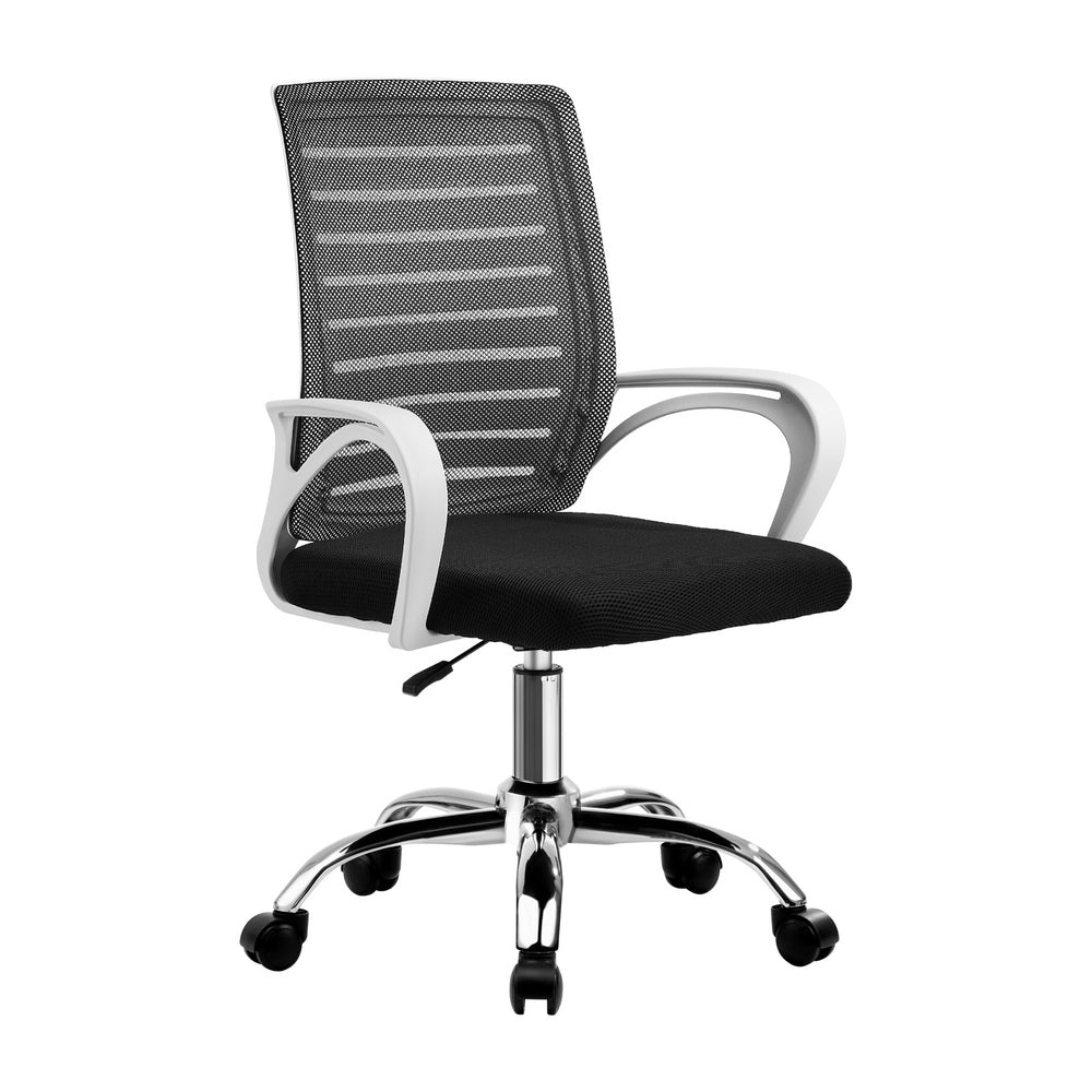 Home Office Desk and Chair Set BK&WH Gaming Ergonomic Chair Combo Set