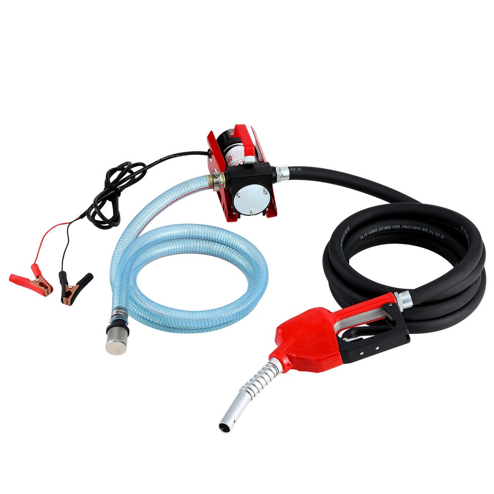 Fuel & Exhaust - Fuel Transfer Pump Electric Diesel Kerosene Pump 12V DC 10GPM Nozzle Hose