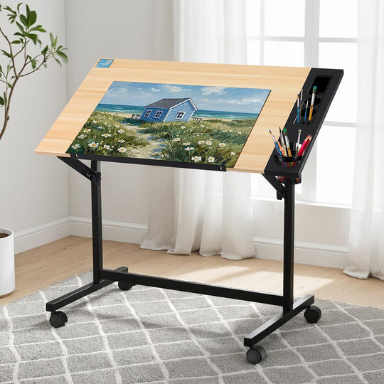 Oak table 100x60x77cm, view 7
