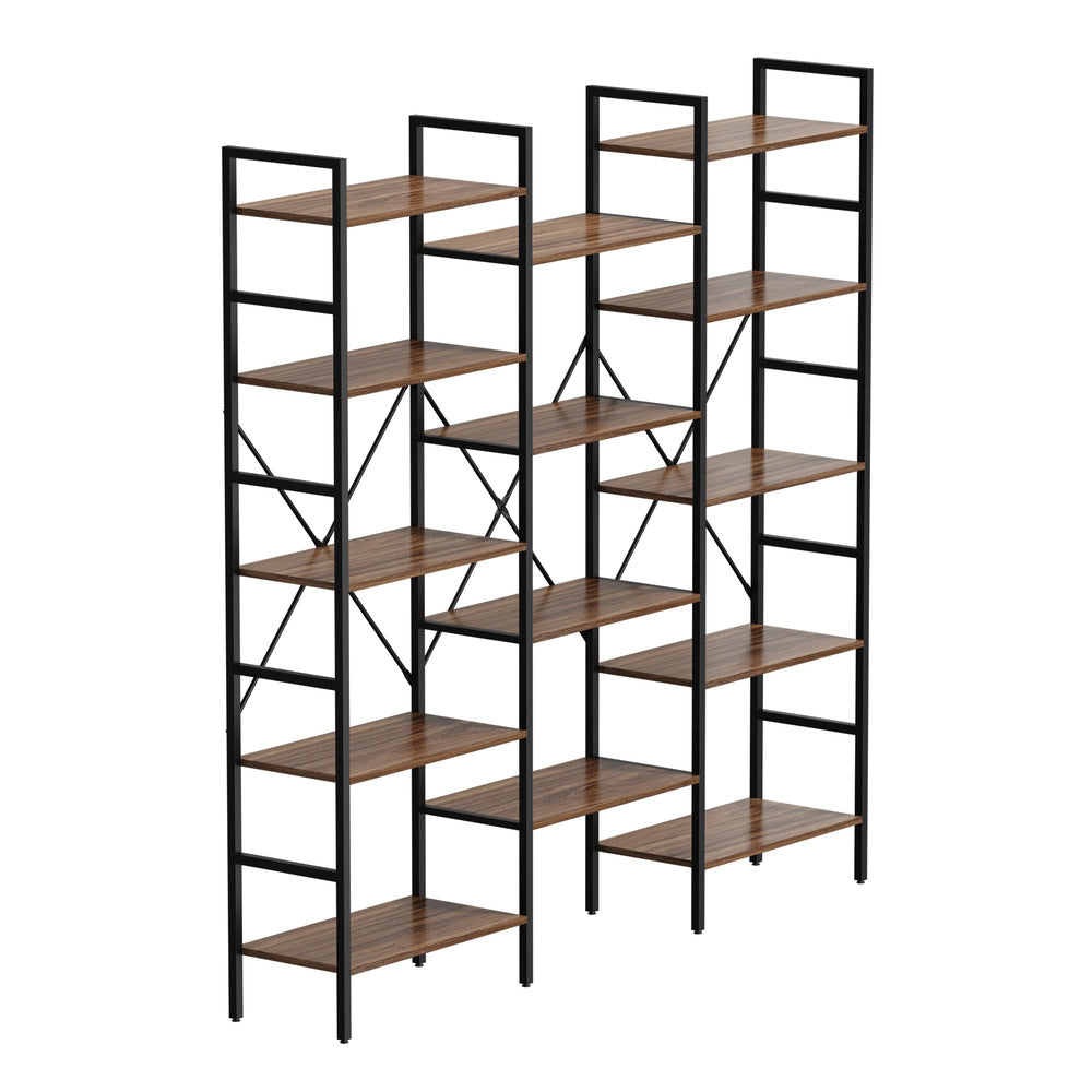 14 Tier Display Shelf Stand Bookshelf Metal Storage 1.76m