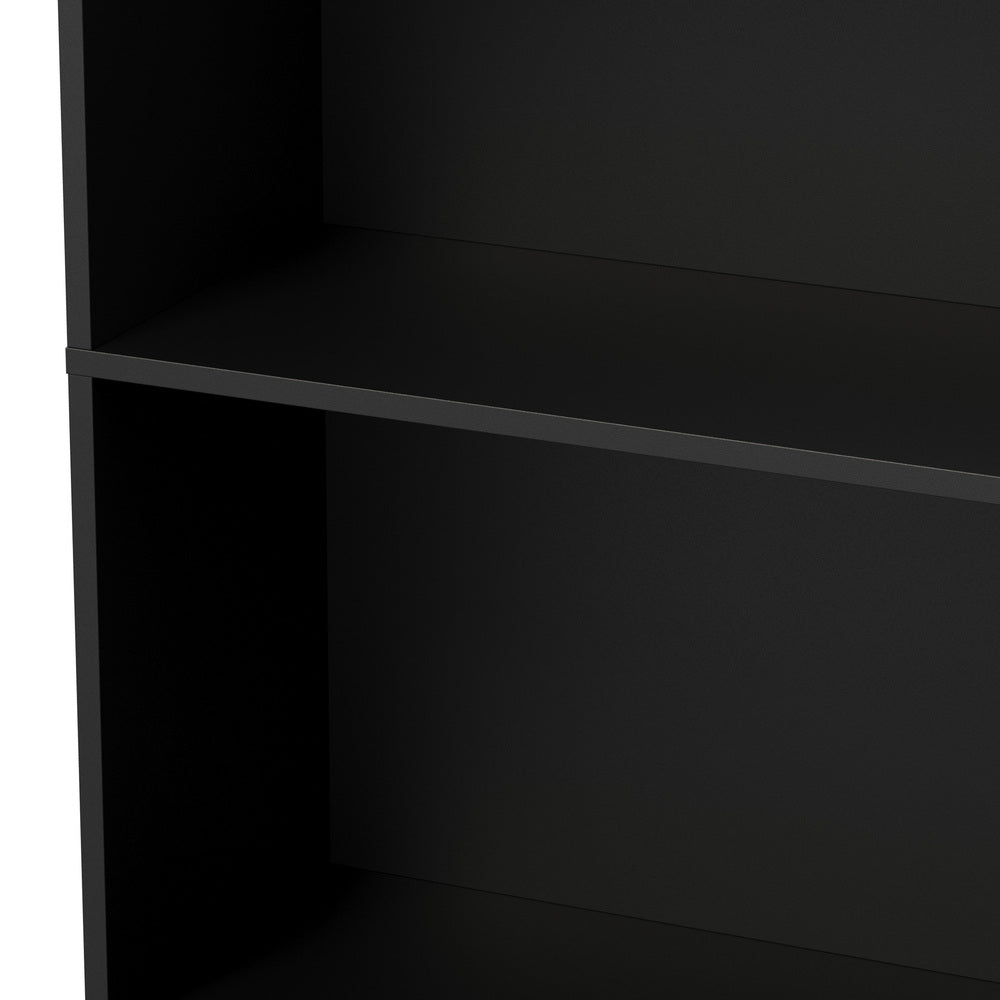 Tall Bookcase Display Shelf Black 60x23.7x172cm
