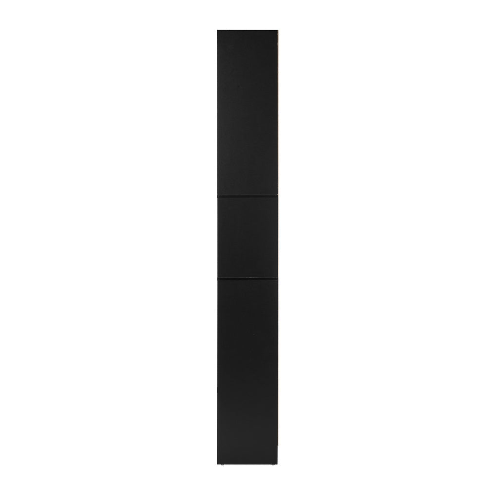 Bookshelf Display Shelf 5-Tier Black