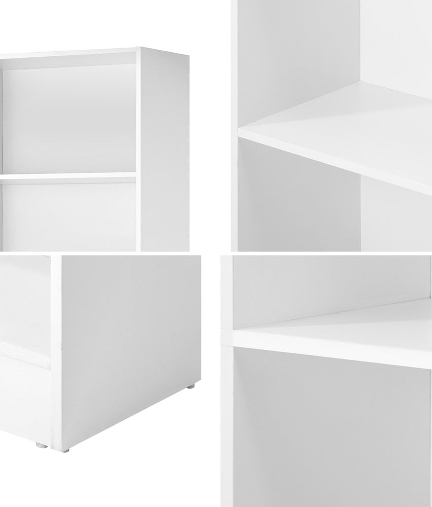 Bookshelf Display Shelf 5-Tier Natural
