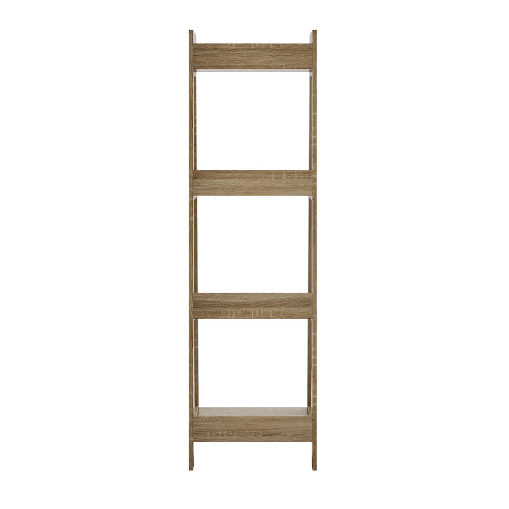Display Shelf 4 Tier Corner Ladder Shelves Black