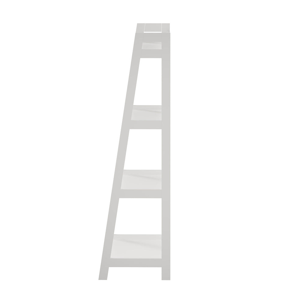 Display Shelf 4 Tier Corner Ladder Shelves Black