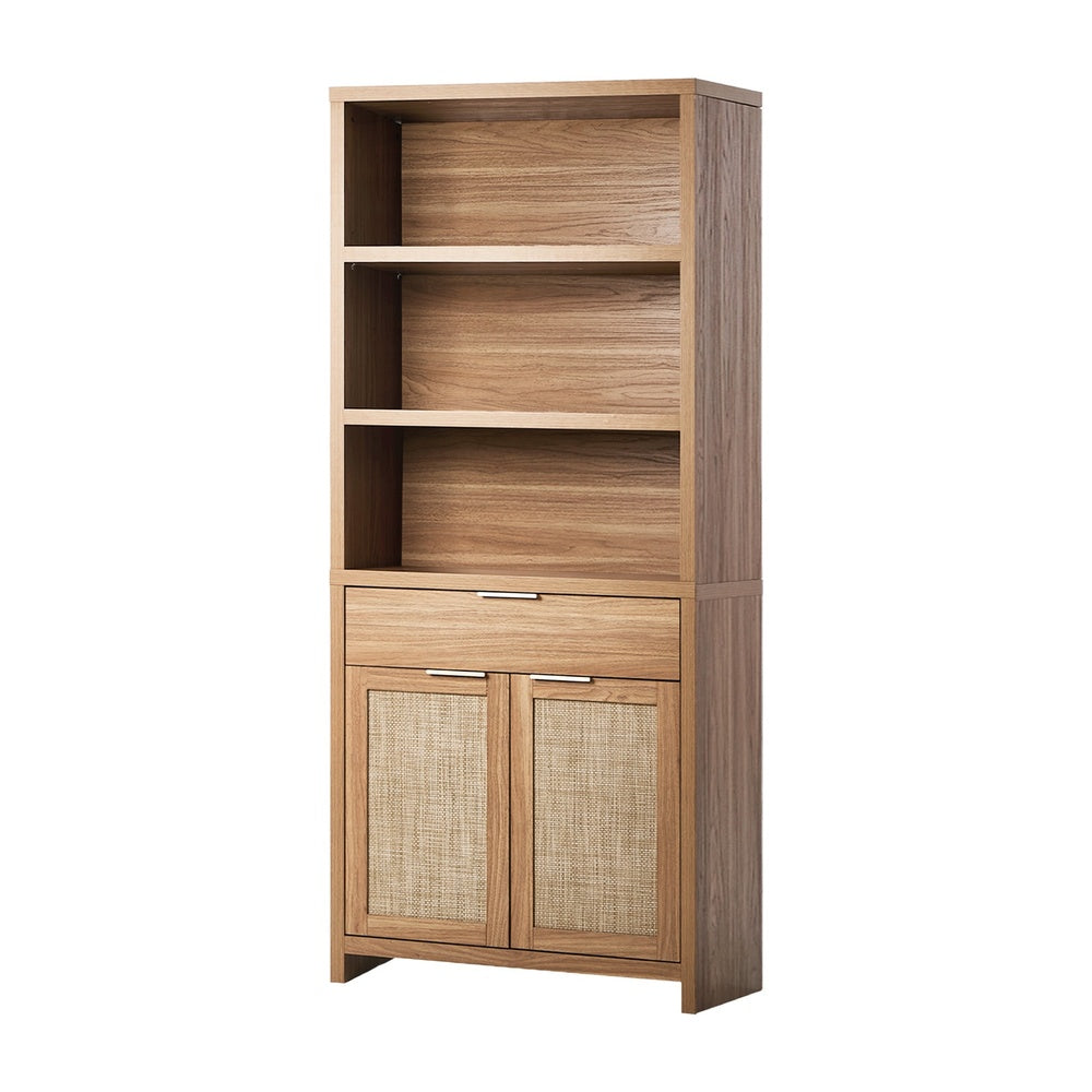 5-Tier Adjustable Display Shelf Bookcase Storage Cabinet Home Organizer