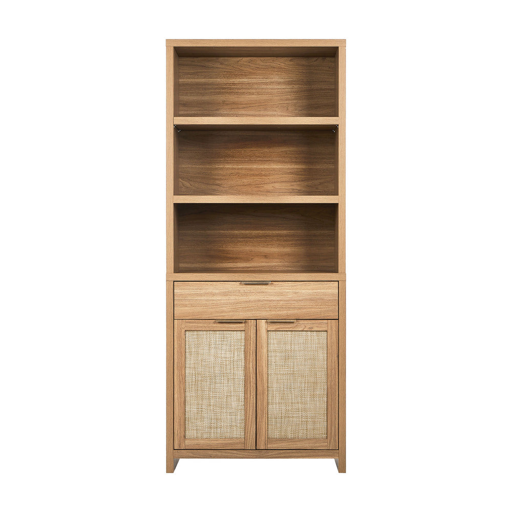 5-Tier Adjustable Display Shelf Bookcase Storage Cabinet Home Organizer