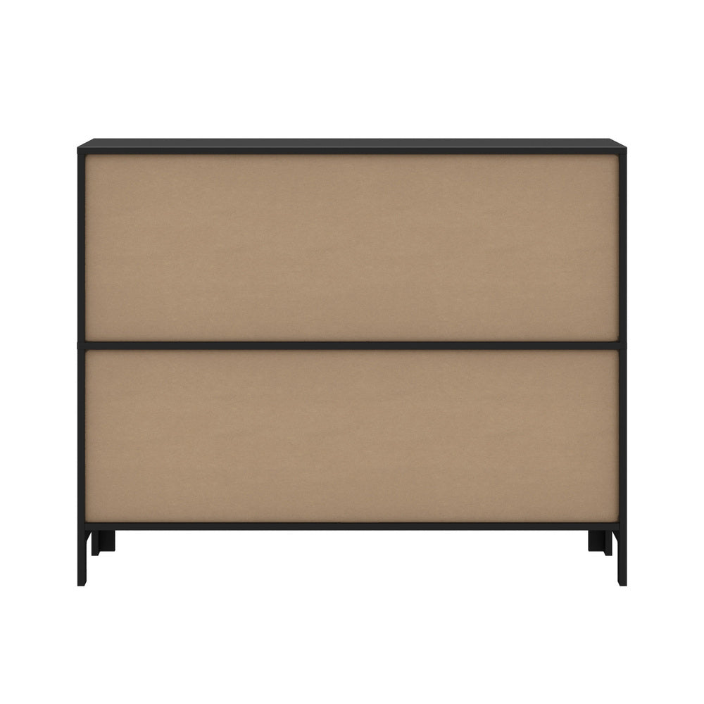 Display Shelf Storage Stand Bookshelf Black/White