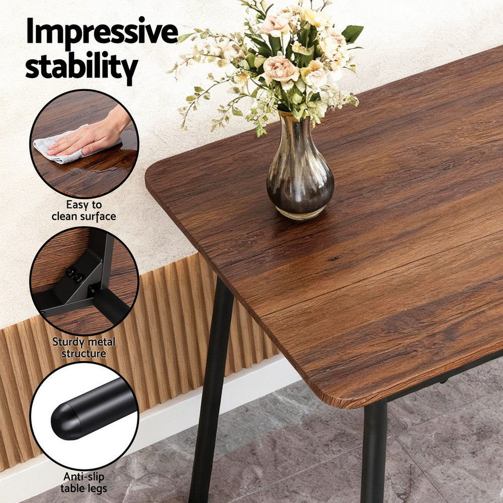 Dining Table And Chairs Set Of 4 Bench Kitchen Furniture Rustic | Dining Set - photo 6