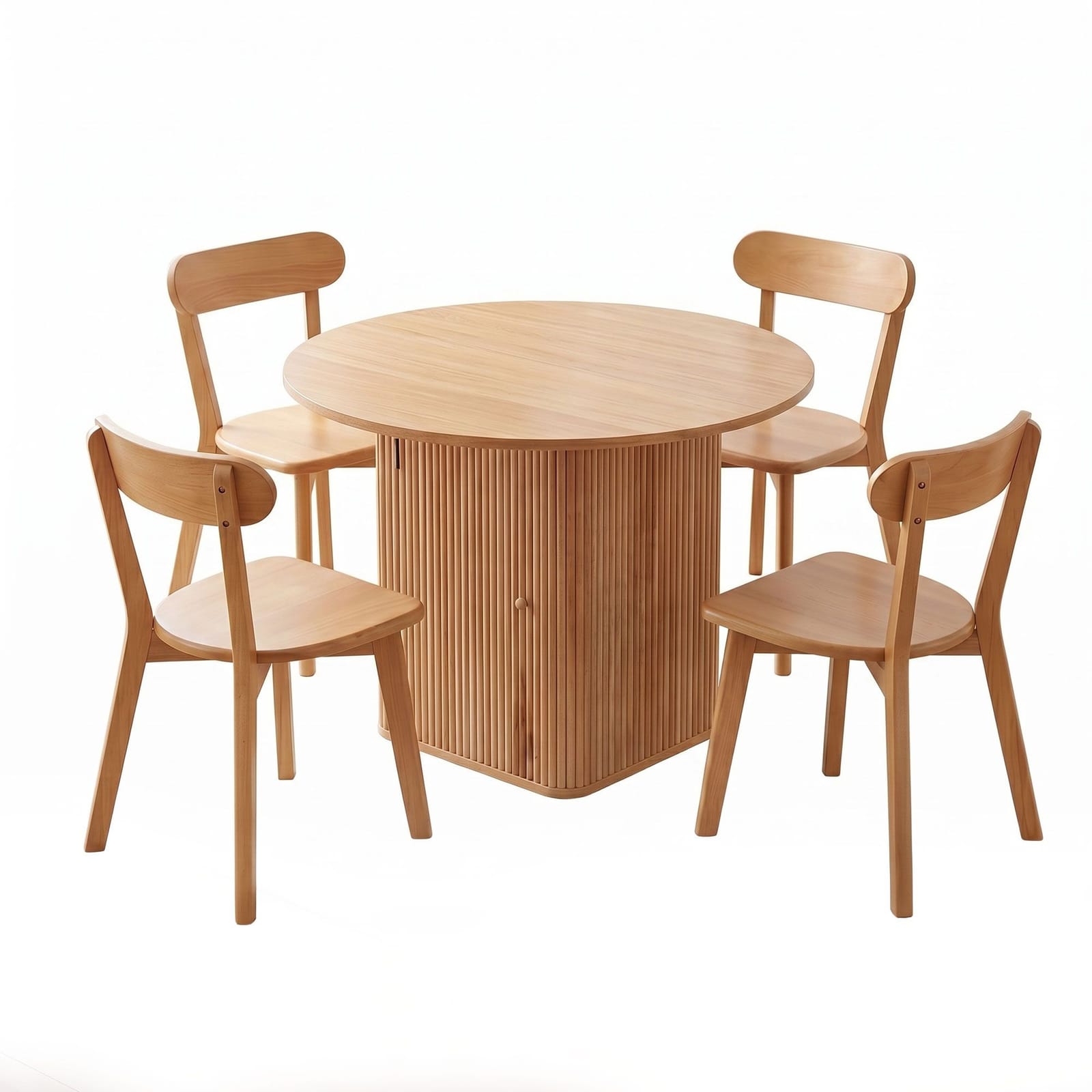 Natural Timber Dining Set King Size