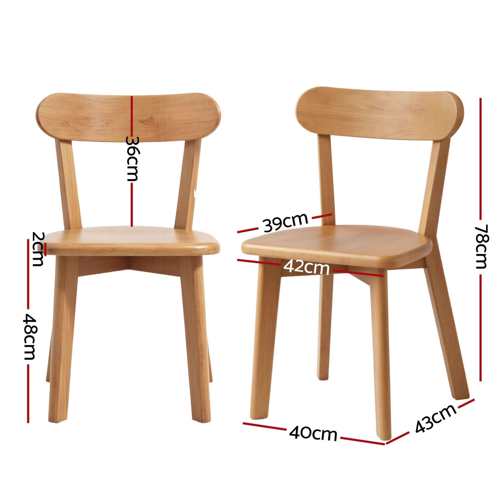 Natural Timber Dining Set King Size