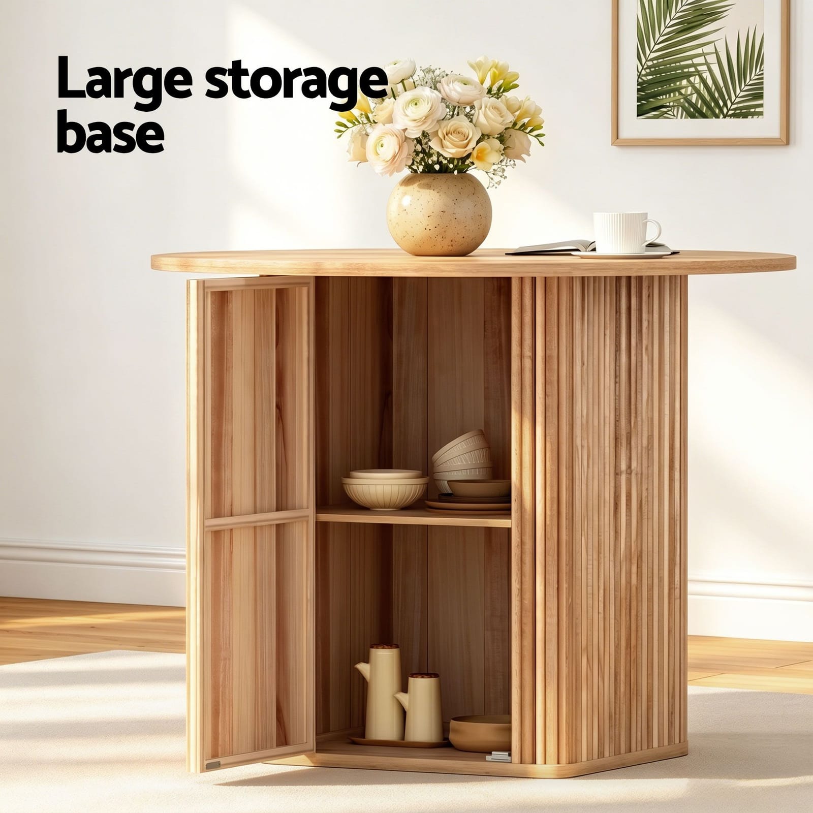 Natural Timber Dining Set King Size