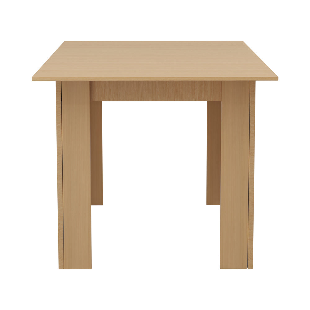 160cm Extendable Dining Table Cafe Table Black/Wooden